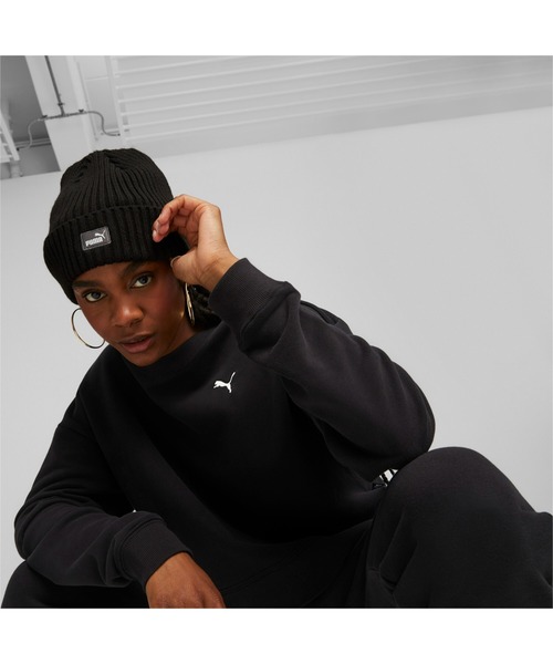 PUMA(プーマ)の「PUMA プーマ ユニセックス プーマ クラシック カフ ビーニー(ニットキャップ/ビーニー・メンズ・サンドベージュ/ブラック/ピンク・フリー)」の6枚目の写真