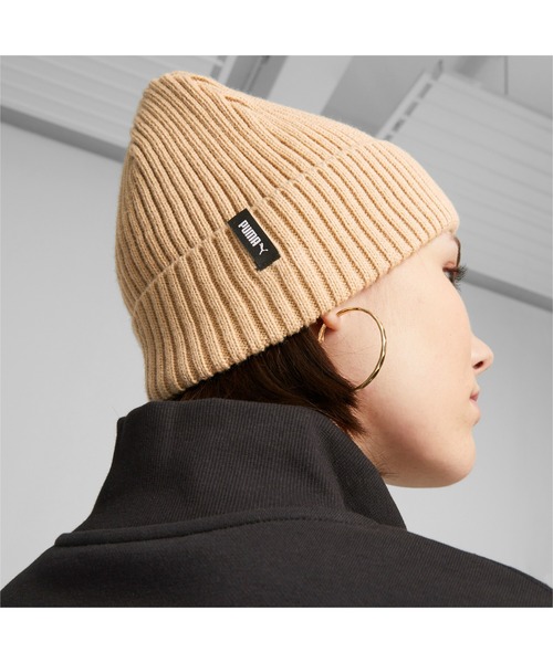 PUMA(プーマ)の「PUMA プーマ ユニセックス プーマ クラシック カフ ビーニー(ニットキャップ/ビーニー・メンズ・サンドベージュ/ブラック/ピンク・フリー)」の9枚目の写真