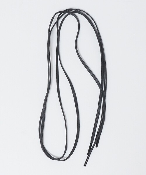 CROCKETT&JONES(クロケットアンドジョーンズ)の「CROCKETT&JONES: 5つアイレット フラット シューレース(シューズ小物/雑貨・メンズ・ブラウン/ブラック・ONE SIZE)」の1枚目の写真