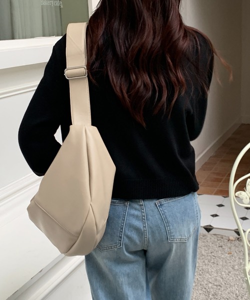 セール】【MAISON BREEZE】ベルトショルダーPUレザー ボディ