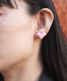 misto accessories（ミストアクセサリーズ）の「ブロックハートピアス（ピアス（両耳用））」