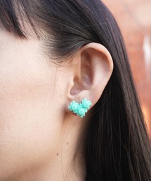 misto accessories（ミストアクセサリーズ）の「ブロックハートピアス（ピアス（両耳用））」