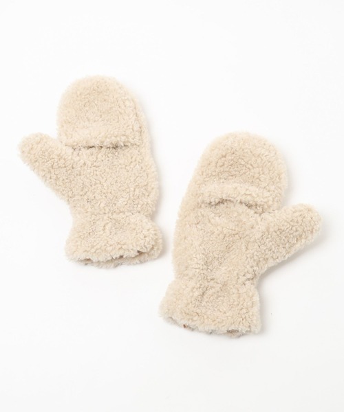 LOWRYS FARM(ローリーズファーム)の「コードツキフェイクファーミトン 976432(手袋・レディース・イエロー/ブルー/アイボリー・FREE)」の11枚目の写真