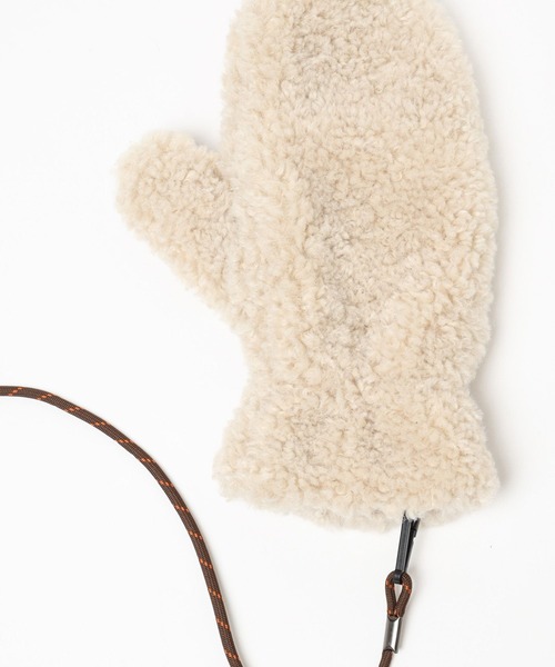 LOWRYS FARM(ローリーズファーム)の「コードツキフェイクファーミトン 976432(手袋・レディース・イエロー/ブルー/アイボリー・FREE)」の6枚目の写真