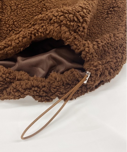 セール】スタンドカラー モンスターボアジャケット（ブルゾン）｜ad