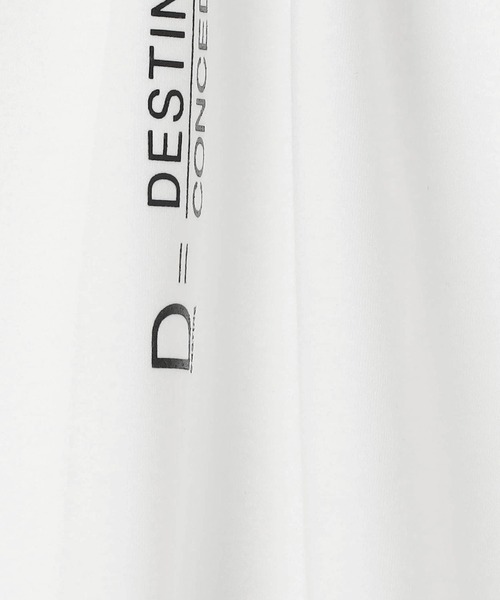 HIDEAWAYS NICOLE（ハイダウェイニコル）の「ダンボールニットロゴプリントクルーネックプルオーバー（Tシャツ/カットソー・メンズ・オフホワイト/チェック/ブラック/モカ・MEDIUM/LARGE/X-LARGE）」の9枚目の写真