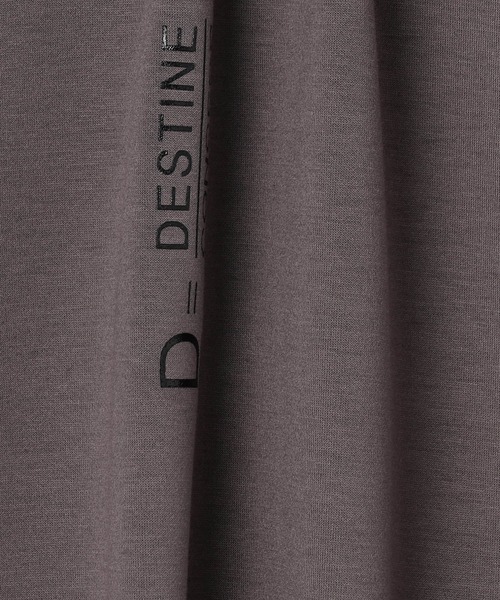 HIDEAWAYS NICOLE（ハイダウェイニコル）の「ダンボールニットロゴプリントクルーネックプルオーバー（Tシャツ/カットソー・メンズ・オフホワイト/チェック/ブラック/モカ・MEDIUM/LARGE/X-LARGE）」の10枚目の写真