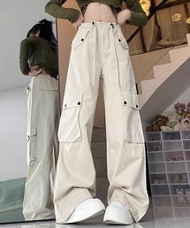 YUGA ハイウエストカーゴパンツ