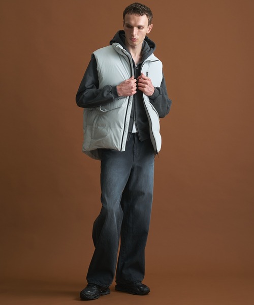 セール】〈高機能 / 650FP〉PERTEX リラックスダウンベスト / 撥水