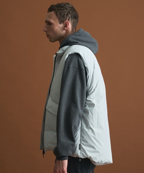 セール】〈高機能 / 650FP〉PERTEX リラックスダウンベスト / 撥水