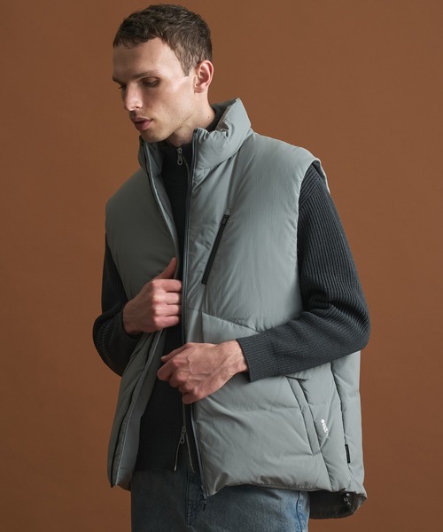 セール】〈高機能 / 650FP〉PERTEX リラックスダウンベスト / 撥水