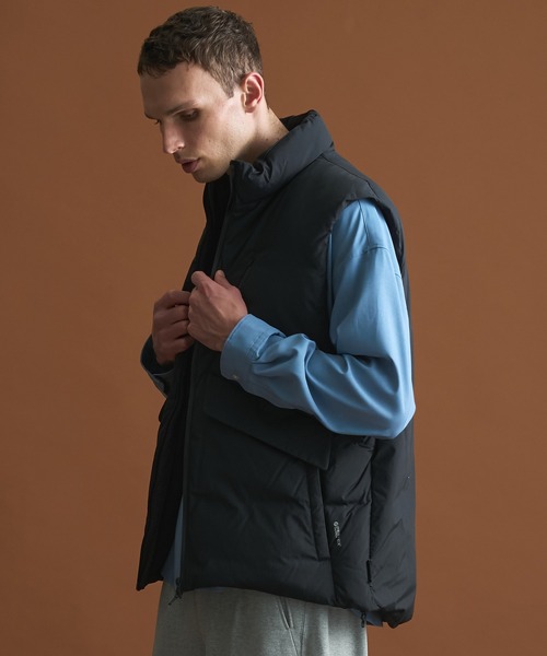 セール】〈高機能 / 650FP〉PERTEX リラックスダウンベスト / 撥水