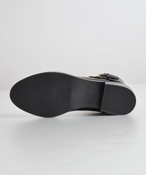 SHIPS for women（シップスフォーウィメン）の「nacer de pie:ショートエンジニアブーツ◇（ブーツ・レディース・ブラック・37/38/35/36）」の5枚目の写真