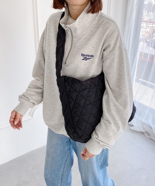 MYMOOD.(マイムード)の「【A4サイズ収納可】キルティングショルダーバッグ マザーズ トラベルバッグ(ショルダーバッグ・レディース・アイボリー/ブラック・FREE)」の20枚目の写真