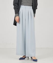 qualite | ストレッチサテンワイドパンツ(その他パンツ)