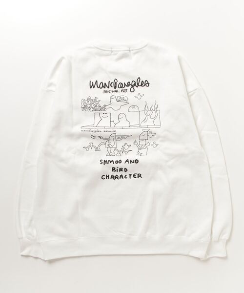 Mark Gonzales（マーク・ゴンザレス）の「【WEB・直営店限定】MARK GONZALES ARTWORK COLLECTION(マーク ゴンザレス)バックプリントクルーネックプルオーバー 3type 5colors（スウェット・メンズ・ホワイト系3/ホワイト系2/ブラック系1/グレー系1/ベージュ系3/ベージュ系1/ブラック系2/ベージュ系2/ホワイト系1/ネイビー系3/グレー系3/ブラック系3/ネイビー系1/グレー系2/ネイビー系2・L/M/XL）」の22枚目の写真