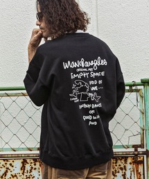【WEB・直営店限定】MARK GONZALES ARTWORK COLLECTION(マーク ゴンザレス)バックプリントクルーネックプルオーバー 3type 5colors