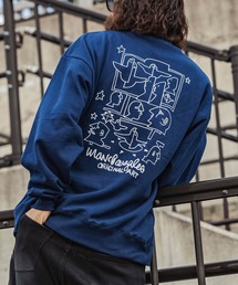 【WEB・直営店限定】MARK GONZALES ARTWORK COLLECTION(マーク ゴンザレス)バックプリントクルーネックプルオーバー 3type 5colors