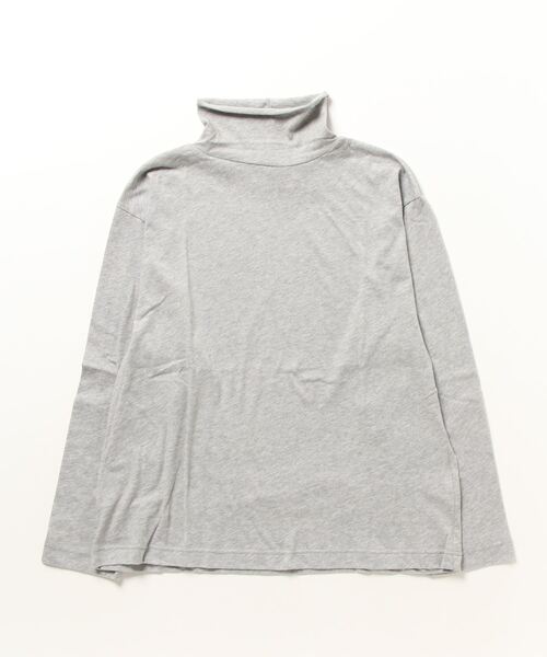 vent blanc(ヴァンブラン)の「VENT BLANC :コットン ハイネックトップス(Tシャツ/カットソー・レディース・ナチュラル/チャコールグレー/グレー/アイボリー/ブラウン・FREE)」の11枚目の写真