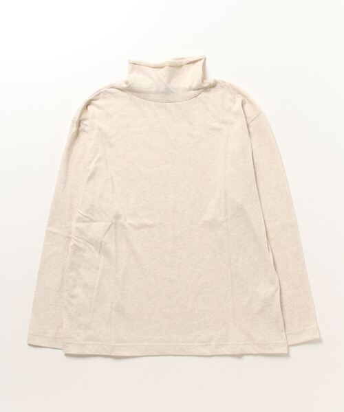 vent blanc(ヴァンブラン)の「VENT BLANC :コットン ハイネックトップス(Tシャツ/カットソー・レディース・ナチュラル/チャコールグレー/グレー/アイボリー/ブラウン・FREE)」の14枚目の写真