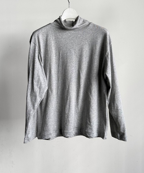 vent blanc(ヴァンブラン)の「VENT BLANC :コットン ハイネックトップス(Tシャツ/カットソー・レディース・ナチュラル/チャコールグレー/グレー/アイボリー/ブラウン・FREE)」の10枚目の写真
