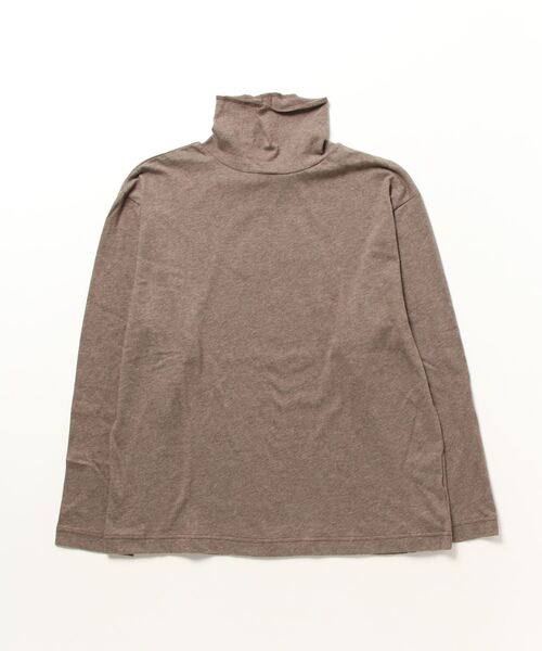 vent blanc(ヴァンブラン)の「VENT BLANC :コットン ハイネックトップス(Tシャツ/カットソー・レディース・ナチュラル/チャコールグレー/グレー/アイボリー/ブラウン・FREE)」の16枚目の写真