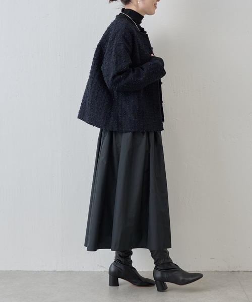 BEARDSLEY（ビアズリー）の「シルク混タフタスカート（スカート）」 - WEAR