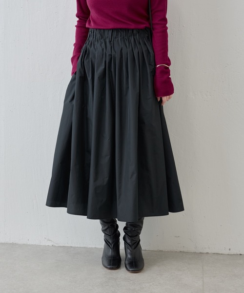 BEARDSLEY（ビアズリー）の「シルク混タフタスカート（スカート）」 - WEAR