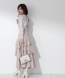 PROPORTION BODY DRESSING | ラッフルティアードスカート / 1214120102(スカート)