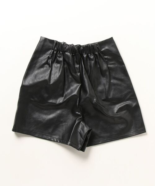 Blasty(ブラスティー)の「BLASTY レザーショートパンツ(その他パンツ・レディース・ブラウン/ホワイト系/ブラック・F)」の4枚目の写真
