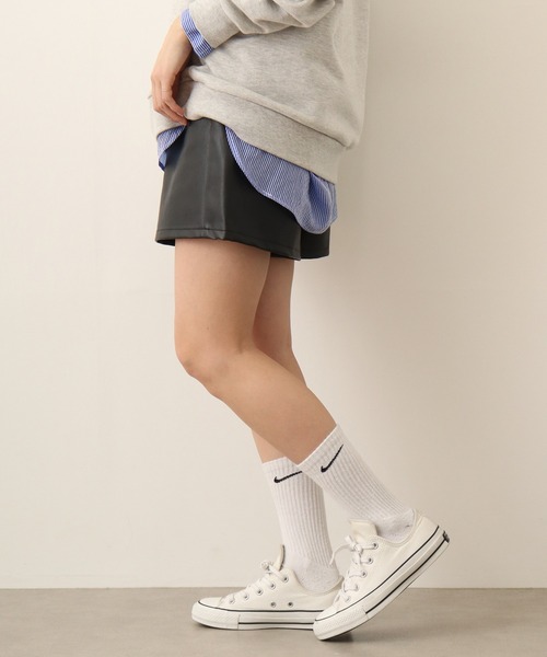 Blasty(ブラスティー)の「BLASTY レザーショートパンツ(その他パンツ・レディース・ブラウン/ホワイト系/ブラック・F)」の20枚目の写真