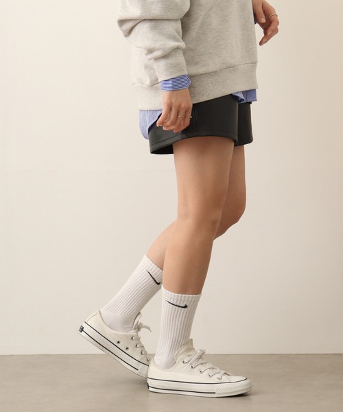 Blasty(ブラスティー)の「BLASTY レザーショートパンツ(その他パンツ・レディース・ブラウン/ホワイト系/ブラック・F)」の21枚目の写真