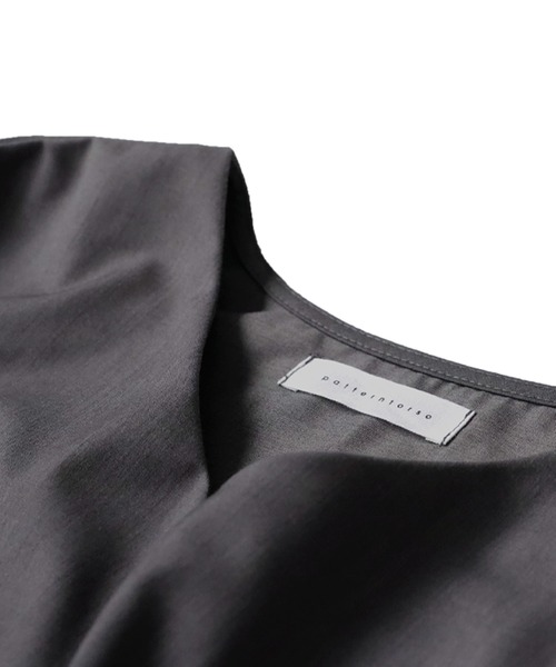 antiqua(アンティカ)の「裾アシメトップス(Tシャツ/カットソー・レディース・ブラック/杢グレー・FREE)」の20枚目の写真
