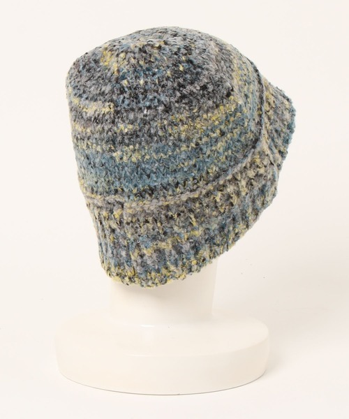 kutir(クティール)の「グラデニットバケハ(ハット・レディース・グリーン系その他・FREE)」の3枚目の写真