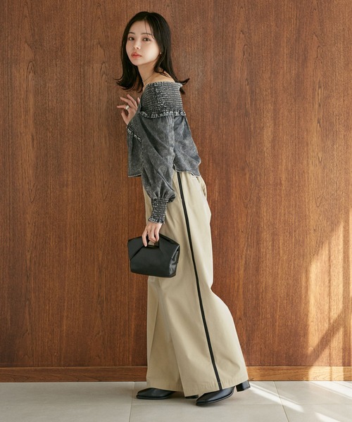 VIS(ビス)の「デニムライククロスシャーリングブラウス(シャツ/ブラウス・レディース・ブルー系その他4/スミクロ・FREE)」の16枚目の写真