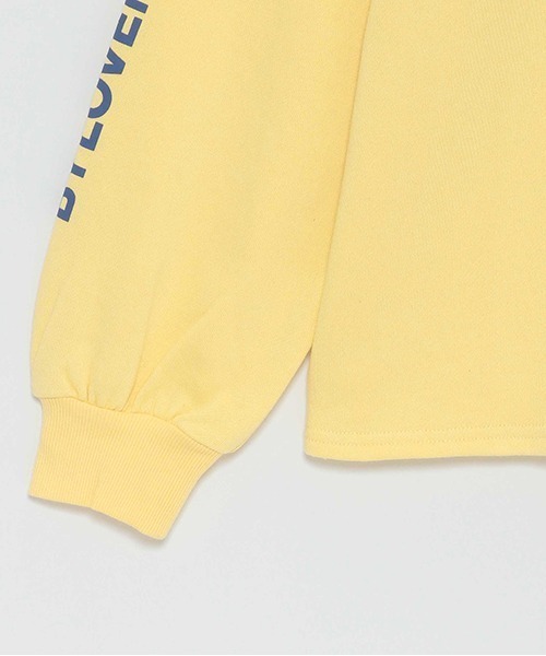 by LOVEiT(バイラビット)の「【WEB限定】ラビ子裏毛プルオーバー(スウェット・キッズ・ネイビー/チャコール/ピンク/ホワイト系その他/イエロー・140cm/150cm/160cm/130cm/120cm)」の15枚目の写真