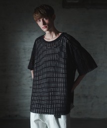 DOOPZ | Mesh Pullover T-shirt - メッシュプルオーバーTシャツ(Tシャツ/カットソー)
