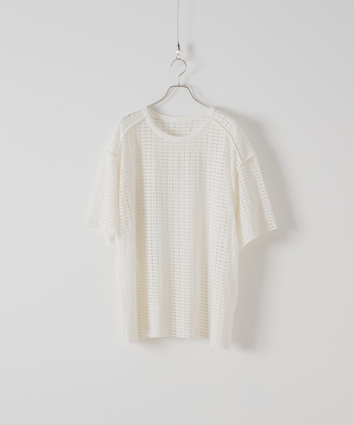 DOOPZ(ドープス)の「Mesh Pullover T-shirt - メッシュプルオーバーTシャツ(Tシャツ/カットソー・メンズ・ブラック/アイボリー・LARGE/MEDIUM/SMALL)」の20枚目の写真