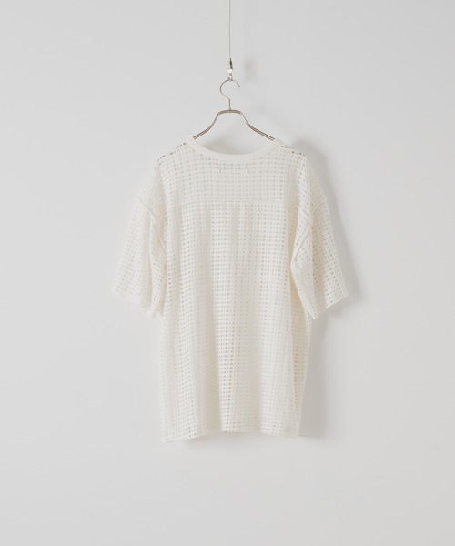 DOOPZ(ドープス)の「Mesh Pullover T-shirt - メッシュプルオーバーTシャツ(Tシャツ/カットソー・メンズ・ブラック/アイボリー・LARGE/MEDIUM/SMALL)」の18枚目の写真