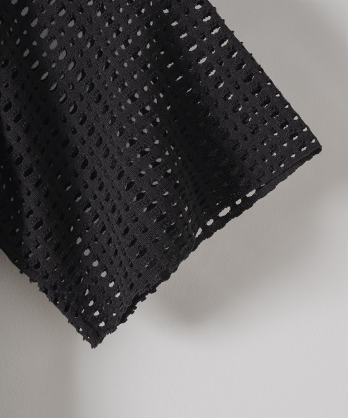 DOOPZ(ドープス)の「Mesh Pullover T-shirt - メッシュプルオーバーTシャツ(Tシャツ/カットソー・メンズ・ブラック/アイボリー・LARGE/MEDIUM/SMALL)」の17枚目の写真