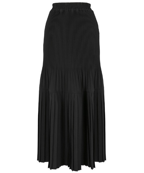 coca（coca）（コカ）の「プリーツ切り替えロングスカート（スカート・レディース・ホワイト/ブラック/グレー/ドット・ONE SIZE/LONG/SHORT）」の5枚目の写真