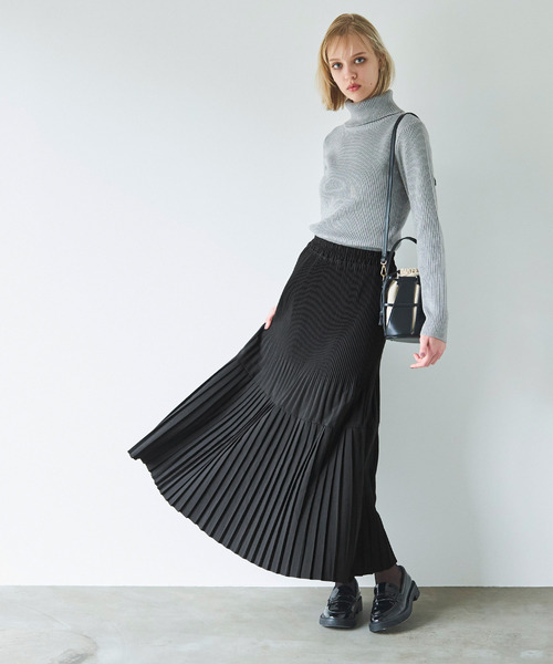 coca（coca）（コカ）の「プリーツ切り替えロングスカート（スカート