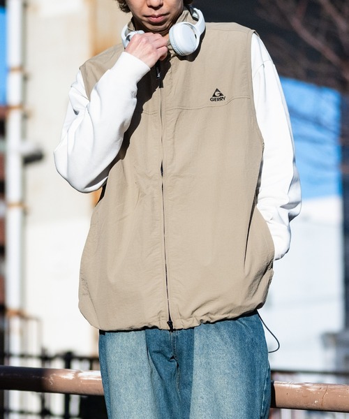 GERRY ダウンベスト アイボリー GERRY（ジェリー）｜ベスト一覧 - WEAR