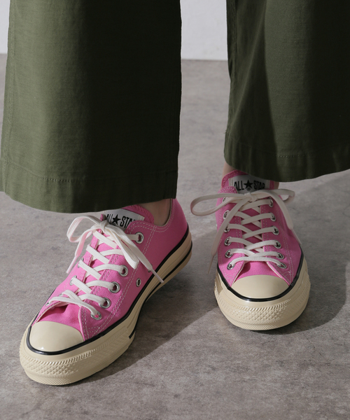 CONVERSE(コンバース)の「【CONVERSE/コンバース】ALL STAR AGEDCOLORS OX:スニーカー(その他シューズ・レディース・ピンク・25cm/24.5cm/24cm/23.5cm/23cm)」の3枚目の写真