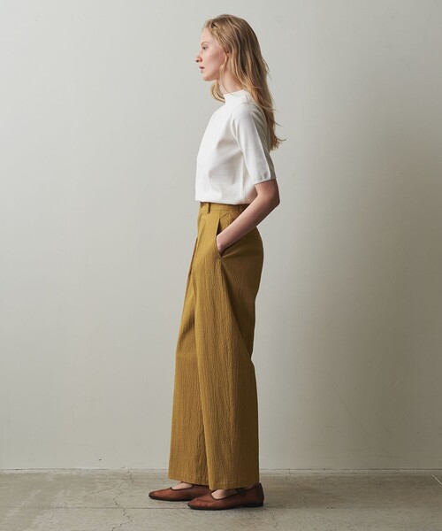 【美品】Steven Alan 1タック リネン トラウザーズ スラックス S 美品】Steven Alan 1タック リネン トラウザーズ スラックス S