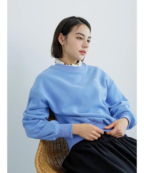 Te chichi(テチチ)の「裏起毛プルオーバー(Tシャツ/カットソー・レディース・サックスブルー/ピンク/イエロー/トップグレー・F)」の1枚目の写真