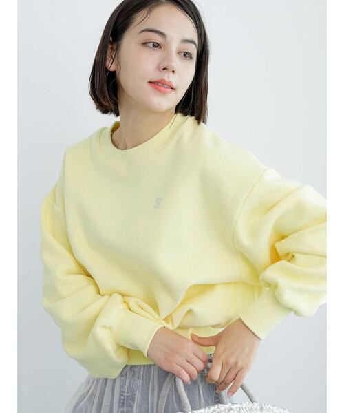 Te chichi(テチチ)の「裏起毛プルオーバー(Tシャツ/カットソー・レディース・サックスブルー/ピンク/イエロー/トップグレー・F)」の3枚目の写真