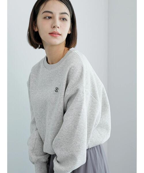 Te chichi(テチチ)の「裏起毛プルオーバー(Tシャツ/カットソー・レディース・サックスブルー/ピンク/イエロー/トップグレー・F)」の2枚目の写真