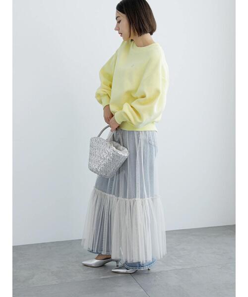 Te chichi(テチチ)の「裏起毛プルオーバー(Tシャツ/カットソー・レディース・サックスブルー/ピンク/イエロー/トップグレー・F)」の17枚目の写真