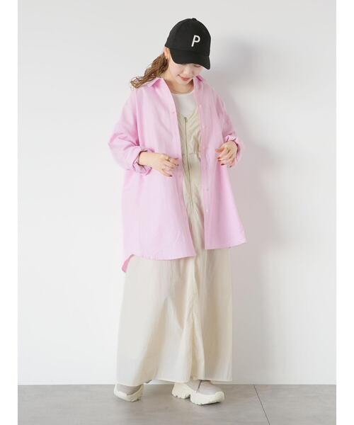 ehka sopo（エヘカソポ）の「Vネックカーゴジャンスカ（ワンピース・レディース・カーキ/ブラック/キナリ・F）」の15枚目の写真